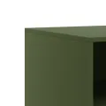 Meuble TV vert olive 67x39x44 cm acier