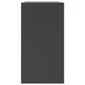 Buffet noir 99x39x73 cm acier