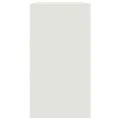 Buffet blanc 99x39x73 cm acier