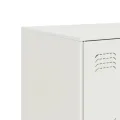 Buffet blanc 99x39x73 cm acier