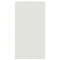 Buffet blanc 99x39x73 cm acier