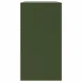 Buffet vert olive 99x39x73 cm acier