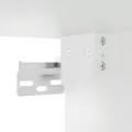 Ensemble de meubles salle de bain 4 pcs blanc bois d'ingénierie
