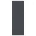 Buffet anthracite 67x39x107 cm acier