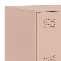 Buffet rose 67x39x107 cm acier