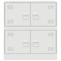 Buffet blanc 67x39x73 cm acier