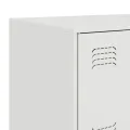 Buffet blanc 67x39x73 cm acier