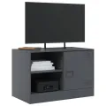Meubles TV 2 pcs anthracite 67x39x44 cm acier