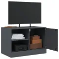Meubles TV 2 pcs anthracite 67x39x44 cm acier