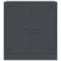 Buffet anthracite 67x39x73 cm acier