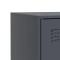Buffet anthracite 67x39x73 cm acier