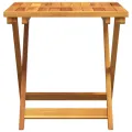 Table pliable de jardin 50x50x50 cm bois d'acacia solide