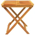 Table pliable de jardin 50x50x50 cm bois d'acacia solide