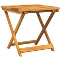 Table pliable de jardin 50x50x50 cm bois d'acacia solide