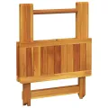 Table pliable de jardin 50x50x50 cm bois d'acacia solide