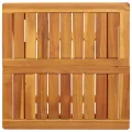 Table pliable de jardin 50x50x50 cm bois d'acacia solide
