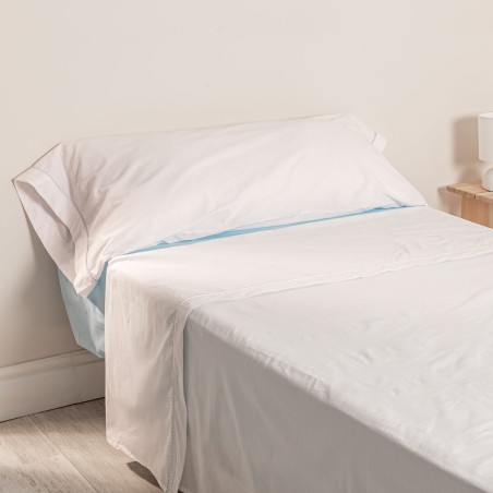 Set beddengoed HappyFriday Basic Kids Essential Blauw Bed van 80/90 2