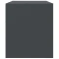 Meuble TV anthracite 67x39x44 cm acier