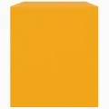 Meuble TV jaune moutarde 67x39x44 cm acier