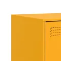 Meuble TV jaune moutarde 67x39x44 cm acier