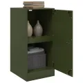 Buffet vert olive 34,5x39x73 cm acier