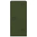 Buffet vert olive 34,5x39x73 cm acier