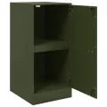 Buffet vert olive 34,5x39x73 cm acier