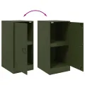 Buffet vert olive 34,5x39x73 cm acier