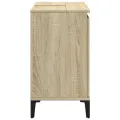 Meuble d'évier chêne sonoma 58x33x60 cm bois d'ingénierie