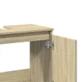 Meuble d'évier chêne sonoma 58x33x60 cm bois d'ingénierie