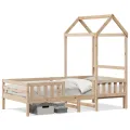 Cadre de lit avec toit sans matelas 80x200 cm