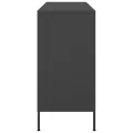 Buffet noir 100,5x39x79 cm acier