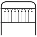 Tête de lit métal noir 100 cm