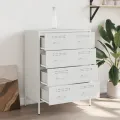 Buffet blanc 68x39x89 cm acier