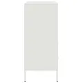 Buffet blanc 68x39x89 cm acier