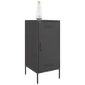 Buffet noir 36x39x79 cm acier