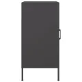 Buffet noir 36x39x79 cm acier