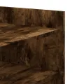 Table basse chêne fumé 100x50x50 cm bois d'ingénierie