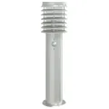 Lampadaires d'extérieur avec capteurs 3 pcs acier inoxydable