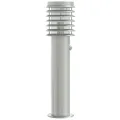 Lampadaires d'extérieur avec capteurs 3 pcs acier inoxydable
