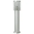 Lampadaires d'extérieur avec capteurs 3 pcs acier inoxydable