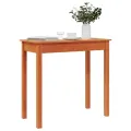 Table console marron miel 80x40x75 cm bois massif de pin