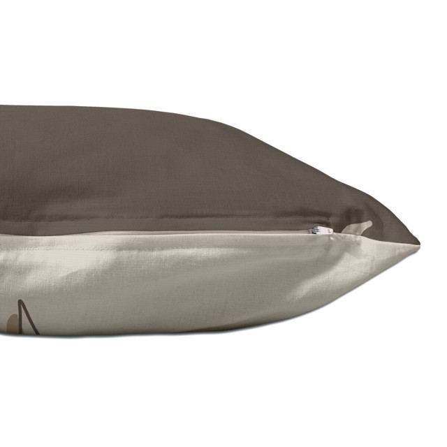 Housse de coussin HappyFriday Blanc Maple Multicouleur