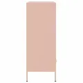 Buffet haut rose 68x39x101,5 cm acier