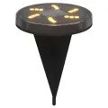 Lampes solaires de sol et piquets de sol extérieur 12 pcs