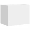 Table de chevet murale blanc 45x30x35 cm