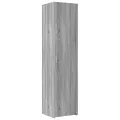 Buffet haut sonoma gris 45x42,5x185 cm bois d'ingénierie