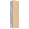 Buffet haut sonoma gris 45x42,5x185 cm bois d'ingénierie