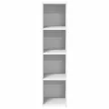 Buffet blanc 30x41x124 cm bois d'ingénierie