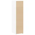 Buffet blanc 30x41x124 cm bois d'ingénierie